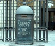 Edinburgh Sheriff Court entranceWEBNEWS Edinburgh Sheriff Court