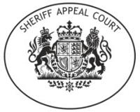 Sheriff Appeal Court crest Sheriff Appeal Court crest