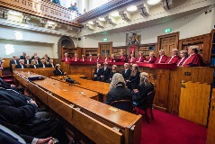 The court sits for the Opening of the Legal Year